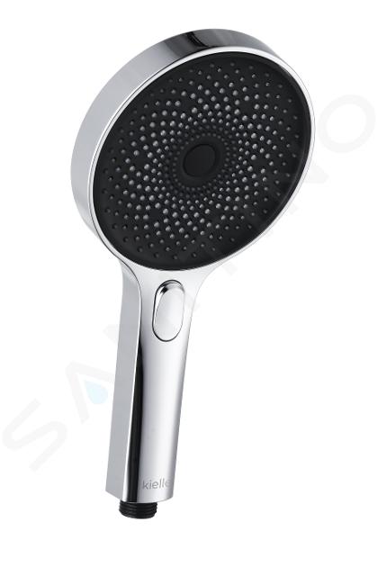 kielle Oudee - Hand shower 130, 3 spray modes, chrome/black 20402000