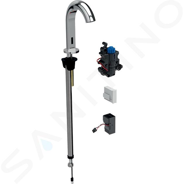 Geberit Piave - Mitigeur de lavabo thermostatiques électroniques, alimentation secteur, chrome 116.187.21.1