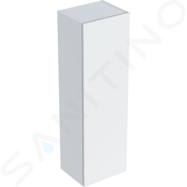 Geberit Smyle Square - Hoge badkamerkast 1180x360 mm, glanzend wit 500.361.00.1