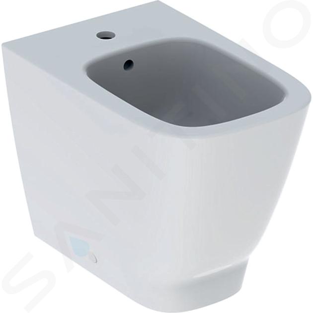 Geberit Smyle Square - Bidet stojący z przelewem. 500.841.00.1