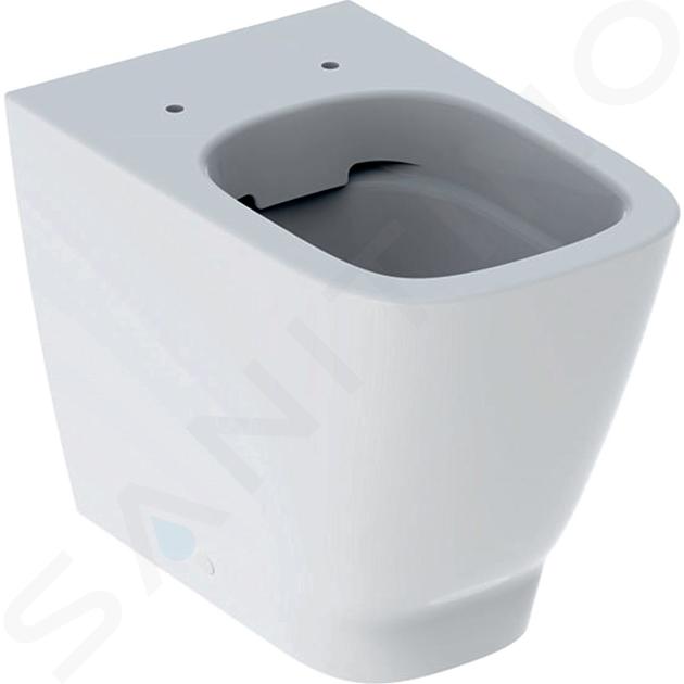 Geberit Smyle Square - Stojace WC, Rimfree, biela 500.840.00.1