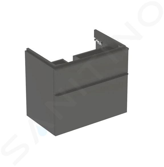 Geberit Smyle Square - Meuble pour lavabo, 73x47x62 cm, 2 tiroirs, lave 500.353.JK.1