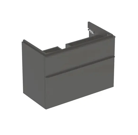 Geberit Smyle Square - Dulap pentru lavoar, 88x47x62 cm, 2 sertare, lavă 500.354.JK.1