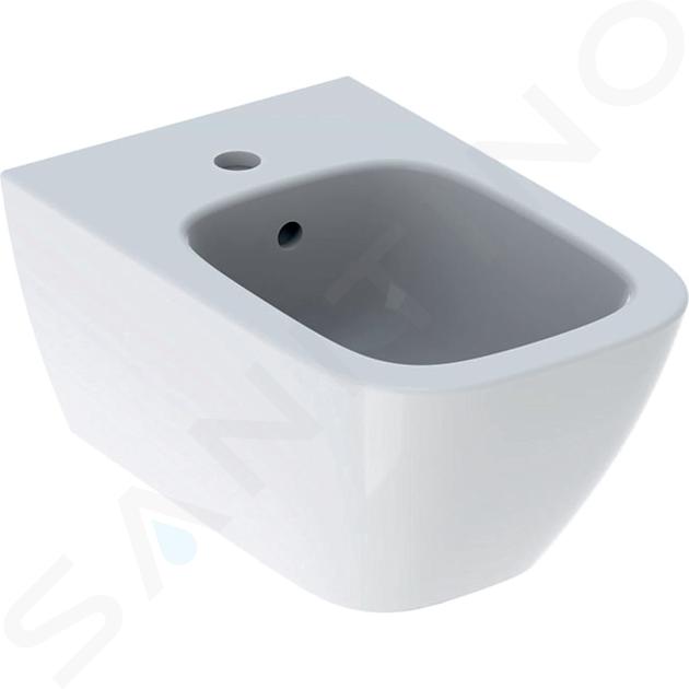 Geberit Smyle Square - Závesný bidet s prepadom, biela 500.209.01.1