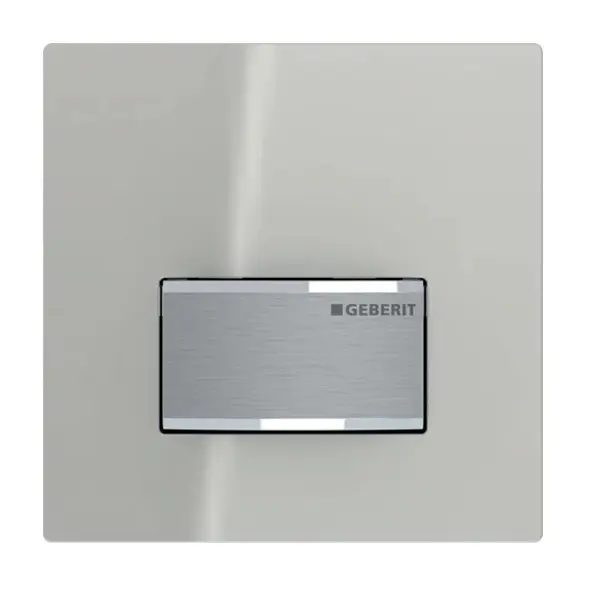 Geberit Sigma50 - Control de descarga para urinarios, cromo/gris arena 116.016.JL.5