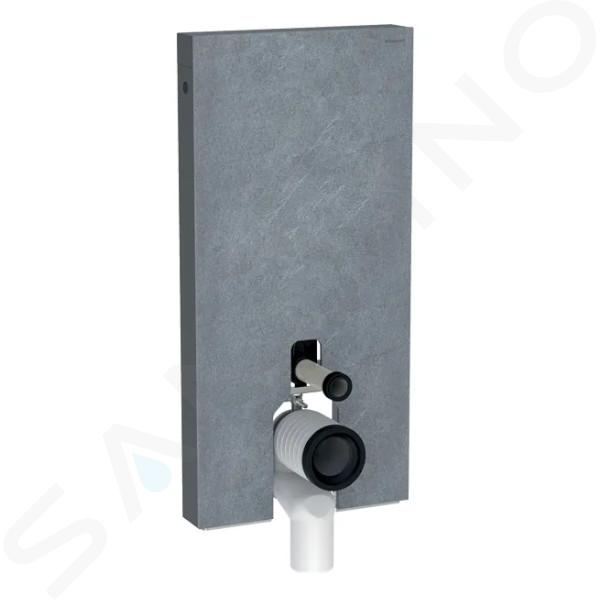 Geberit Monolith - Modulo sanitario per WC a terra, 101 cm, ingresso inferiore, effetto ardesia 131.002.00.5