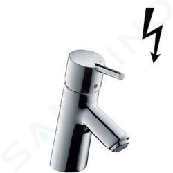 Hansgrohe Talis S - Grifo monomando de lavabo con conjunto de desagüe con tirador, cromo 32032000