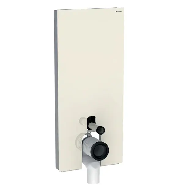 Geberit Monolith - Módulo sanitario para inodoro de pie, 114 cm, suministro inferior, gris de arena 131.033.JL.5