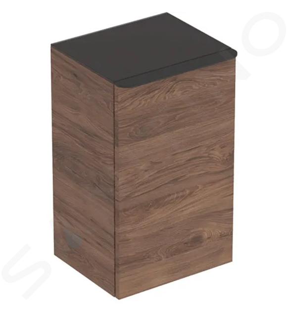 Geberit Smyle Square - Seitenschrank, Scharniere rechts, Nussbaum hickory 500.359.JR.1