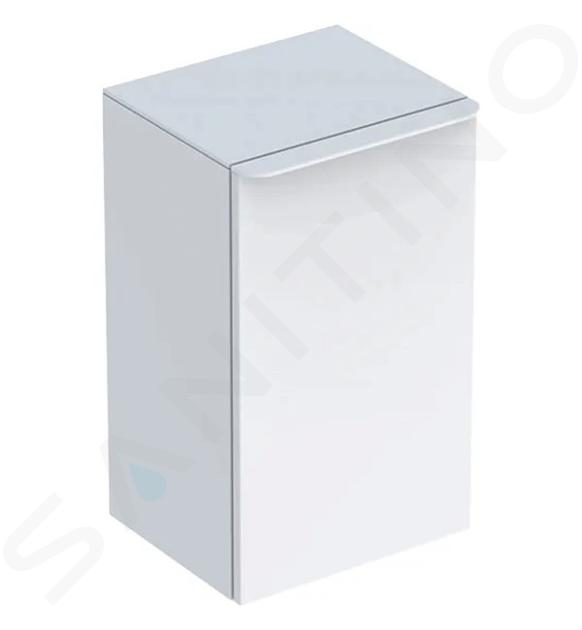 Geberit Smyle Square - Mueble lateral, bisagras a la izquierda, blanco brillante 500.360.00.1