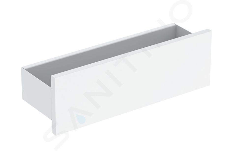 Geberit Smyle Square - Étagère 45 cm, lave / blanc 500.362.00.1