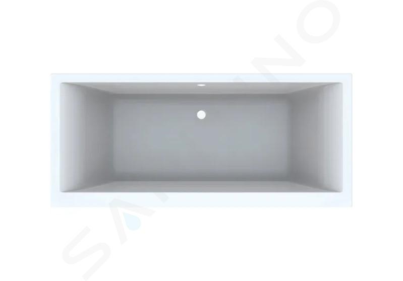 Geberit Selnova Square - Vaňa 180x80x42 cm, biela 554.387.01.1