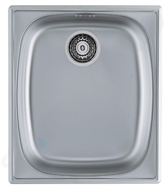 Alveus Basic - Spoelbak 38x44 cm, odtok 9 cm, rvs 1082195
