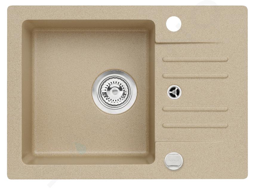 Alveus Cortina - Granitový dřez 58x42 cm, beige 1133779