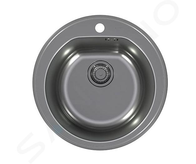 Alveus Form Monarch - Spoelbak diameter 510 mm, anthracite 1078583