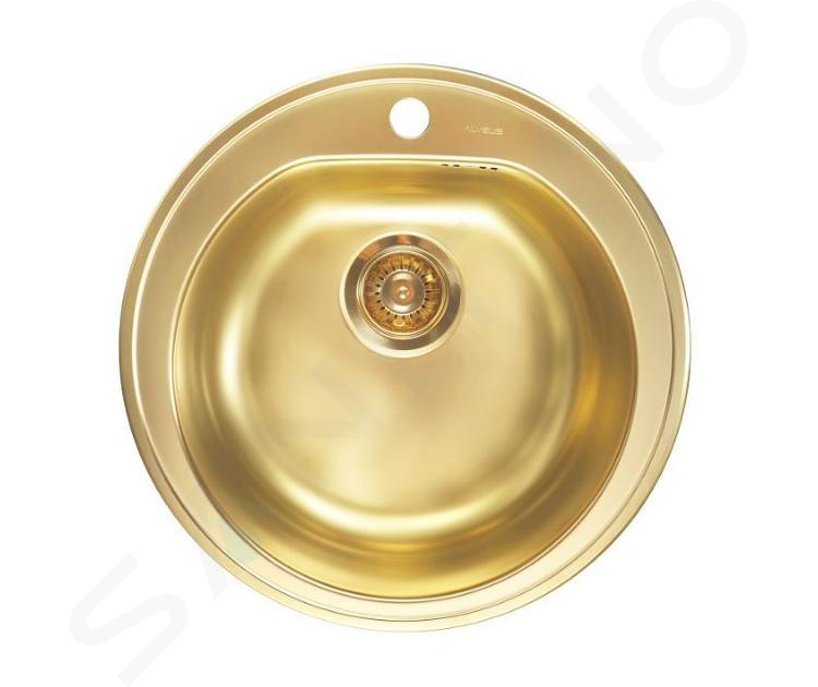 Alveus Form Monarch - Spoelbak diameter 51 cm, gold 1070808