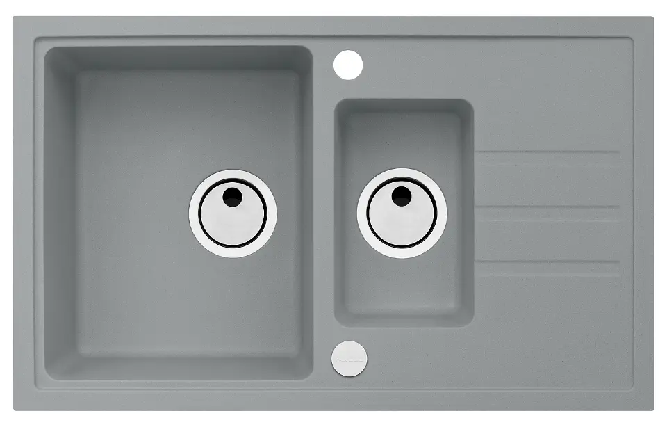 Alveus Intermezzo - Gránit mosogató 780x480 mm, beton 1119693