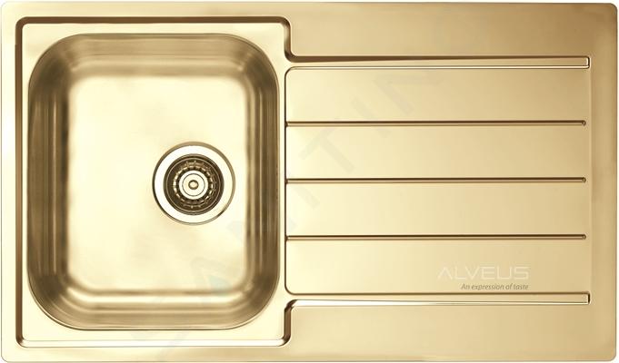 Alveus Line Monarch - Fregadero 860x500 mm, gold 1068988