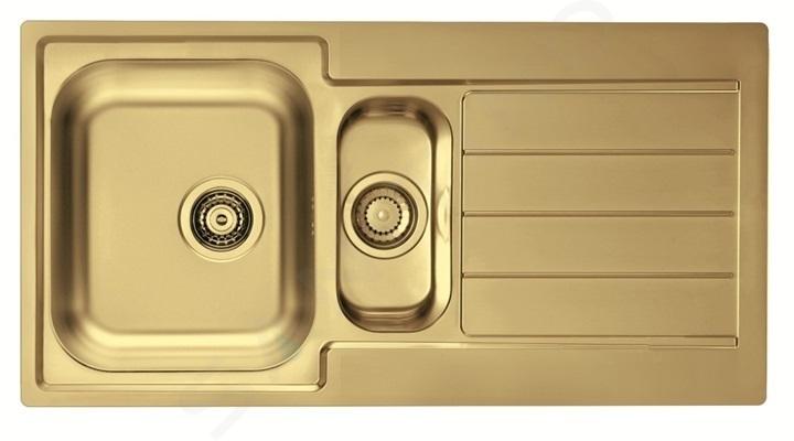 Alveus Line Monarch - Spoelbak 98x50 cm, gold 1078566