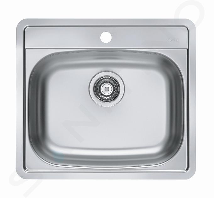 Alveus More - Lavello 56x50 cm, acciaio inox 1106813