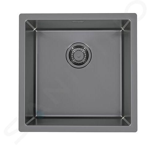 Alveus Quadrix Monarch - Fregadero 450x450 mm, anthracite 1103320