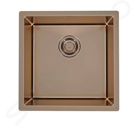 Alveus Quadrix Monarch - Fregadero 45x45 cm, copper 1122689