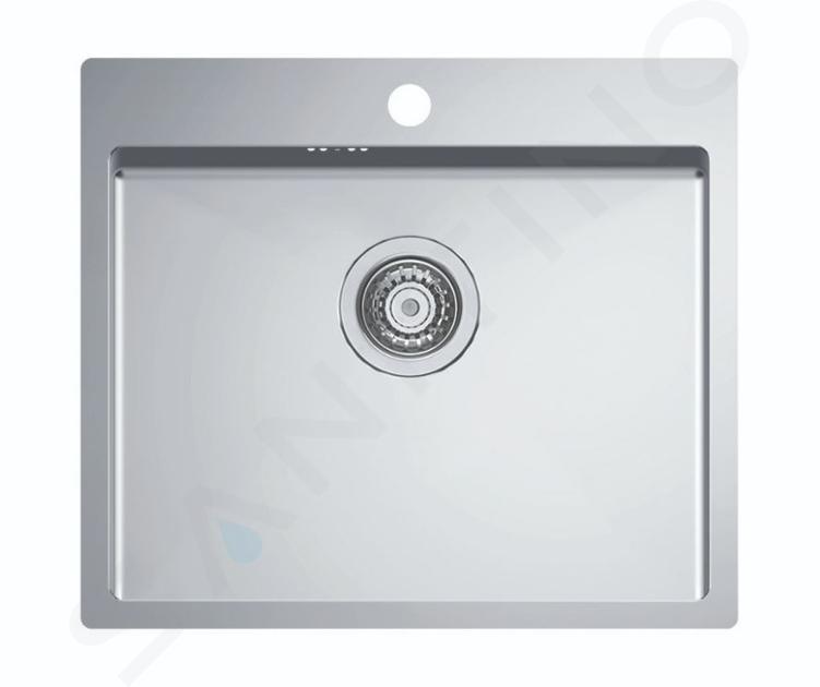 Alveus Quarto - Évier 550x480 mm, inox 1124382