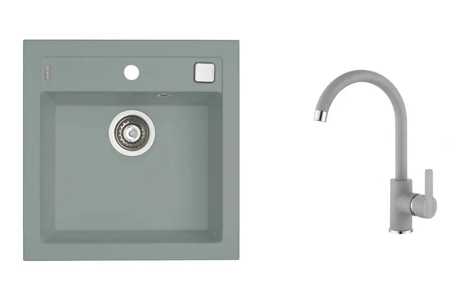 Alveus Sety - Set drezu Formic 20 a batérie Tonia, concrete SETA424