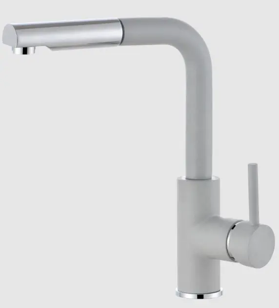 Alveus Siros - Drezová batéria s výsuvnou koncovkou, concrete/nerezová 1129044