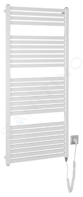 Aqualine Chauffage - Sèche-serviettes Tondi-E 60x133 cm, 600 W, blanc DE480T