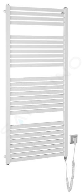 Aqualine Verwarming - Radiator Tondi-E 600x1330 mm, 600 W, mat zwart DE480T