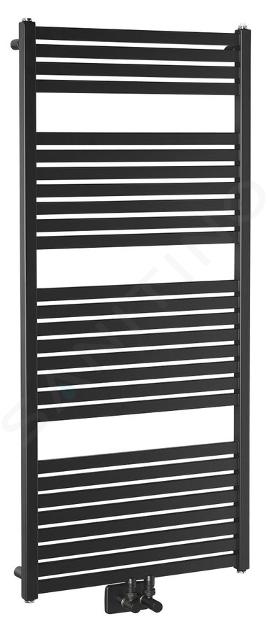 Aqualine Verwarming - Radiator Tondi 600x1330 cm, centrale aansluiting, mat zwart DT486T