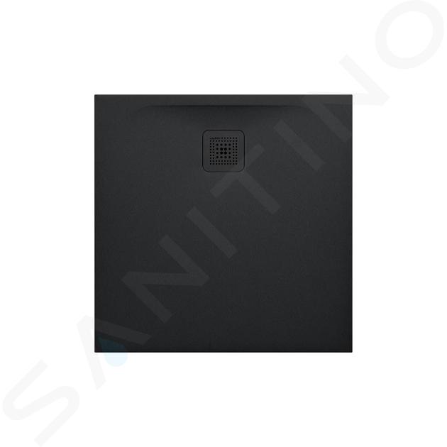 Laufen Pro - Sprchová vanička 80x80 cm, matná černá H2109500800001