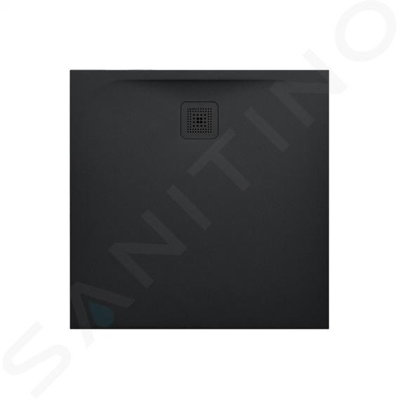 Laufen Pro - Sprchová vanička 90x90 cm, matná černá H2109560800001