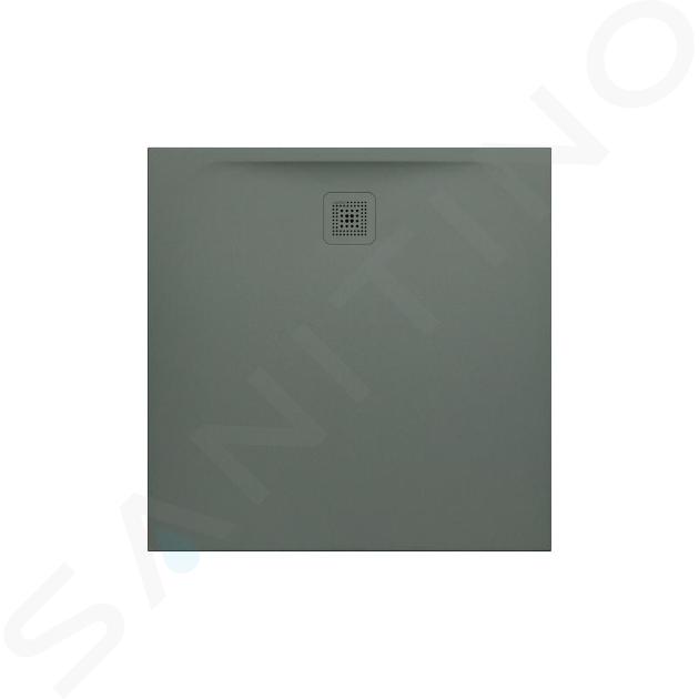 Laufen Pro - Plato de ducha 1000x1000 mm, gris hormigón mate H2119520790001