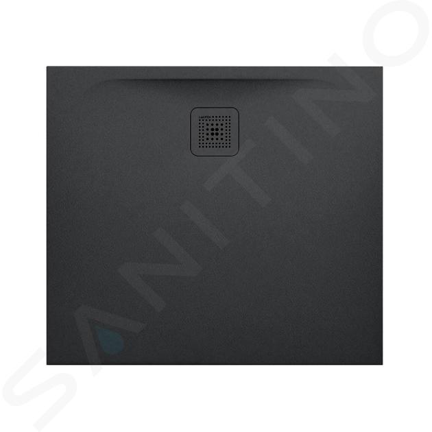 Laufen Pro - Sprchová vanička 90x80 cm, matná černá H2149500800001