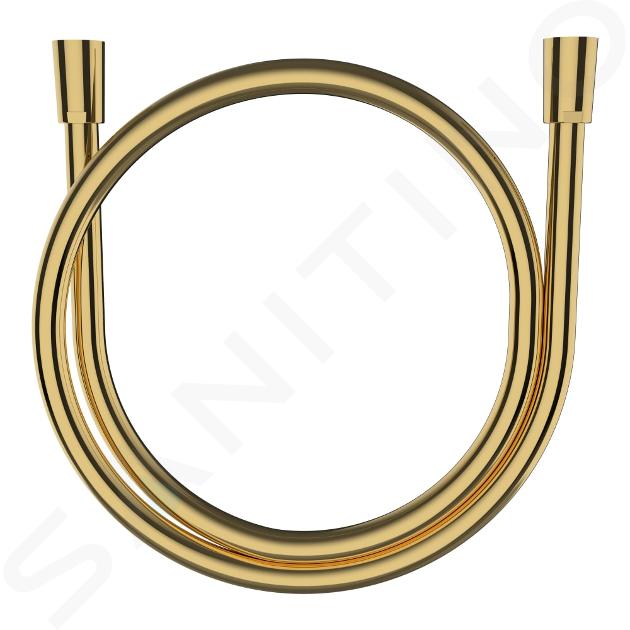 Laufen Accesorios de ducha - Manguera de ducha, 160 cm, oro brillante H3629800011311