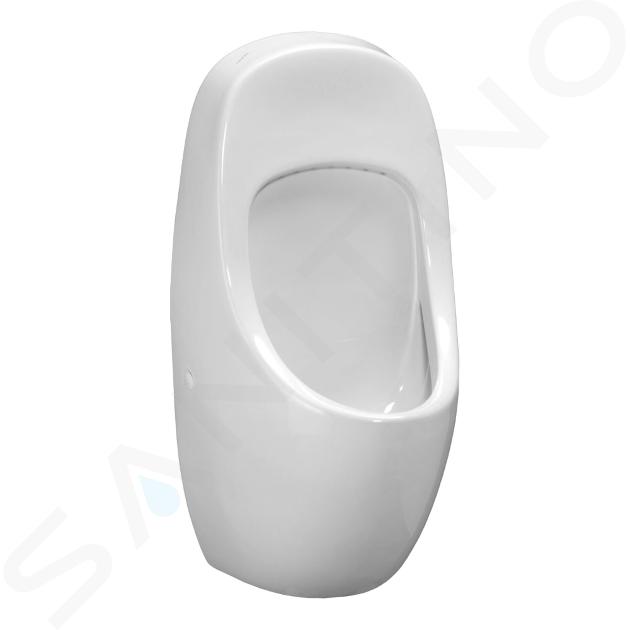 Laufen Tamaro - Urinal, Wasseranschluss hinten, batteriebetrieben, Rimless, antivandal, weiß H8411240004011