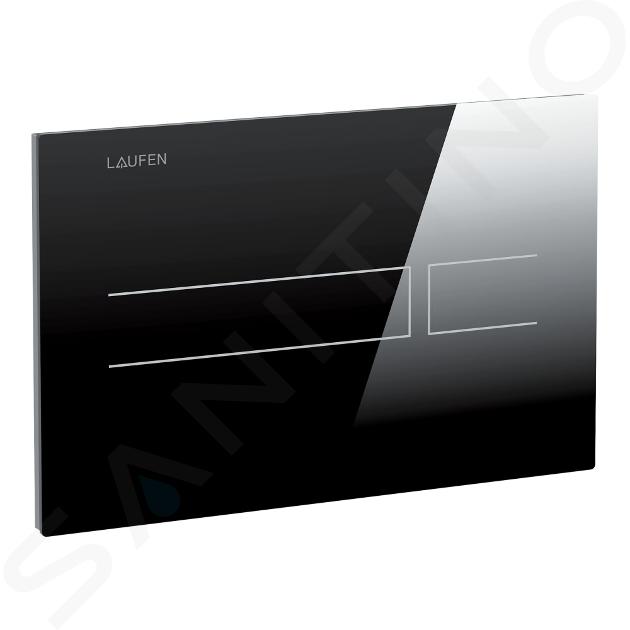 Laufen LIS - Control de descarga electrónico, cristal/negro H8956630200001