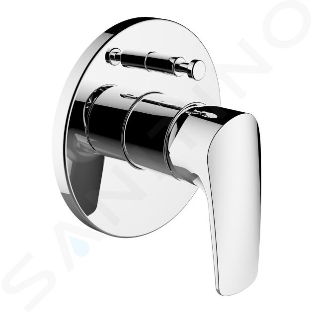 Laufen Laurin - Baterie pod omítku pro 2 spotřebiče, chrom HF500779100000