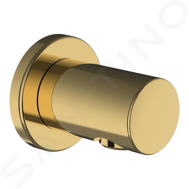 Laufen Douche accessoires - Douche wandaansluitbocht, glanzend goud HF504776463000