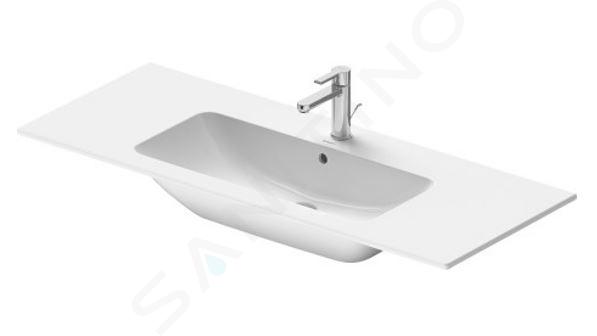Duravit ME by Starck - Möbelwaschtisch 1230x490 mm, mit Überlauf 