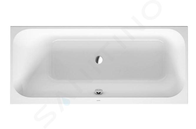 Duravit Happy D.2 - Vasca da bagno 1600x700 mm, sx, bianco 700308000000000