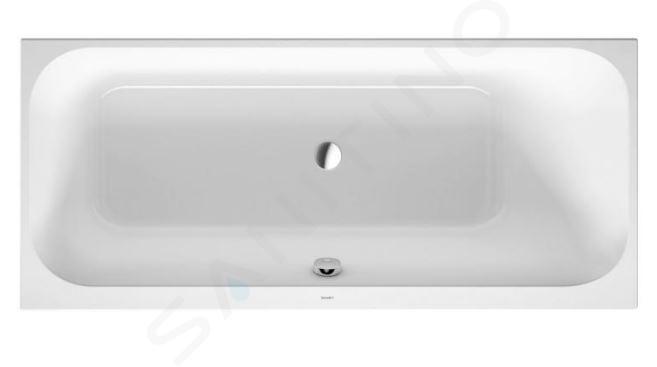 Duravit Happy D.2 - Baignoire 170x70 cm, droite, blanc 700311000000000