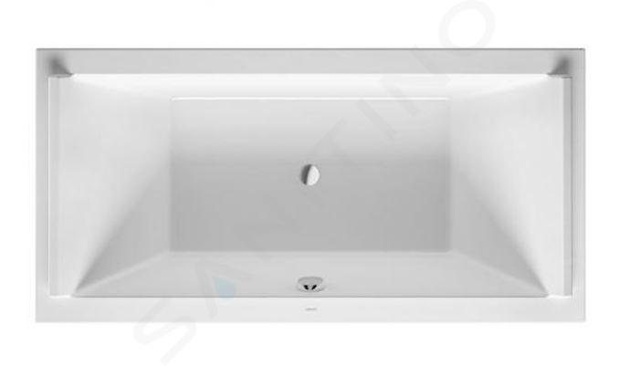 Duravit Starck - Badewanne 1800x900 mm, weiß 700339000000000