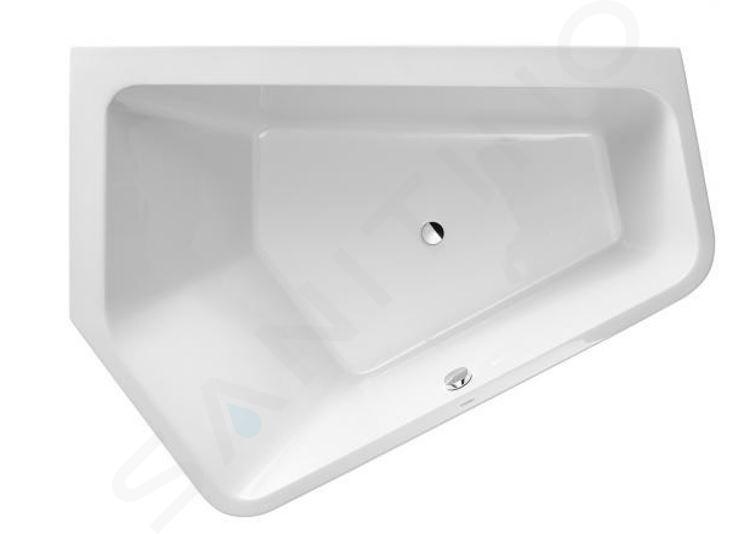 Duravit Paiova 5 - Bañera asimétrica, 1900x1400 mm, variante izquierda, blanco 700392000000000