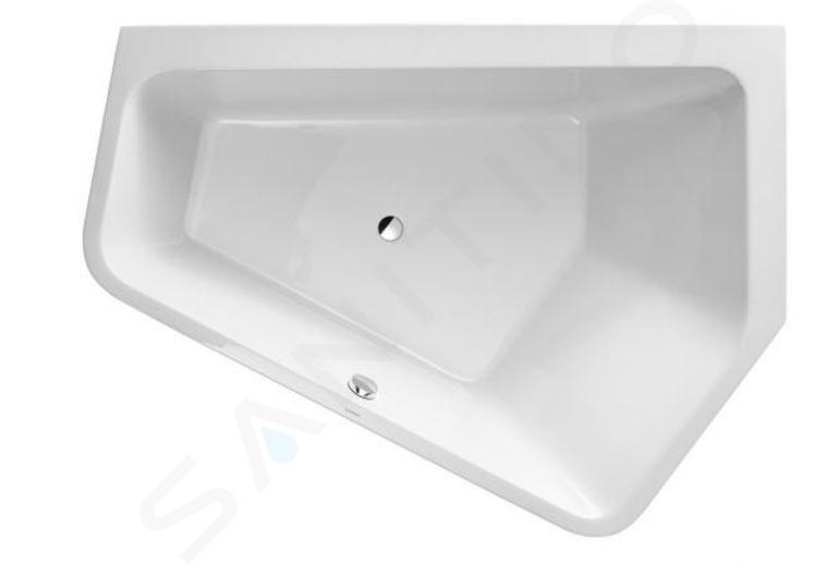 Duravit Paiova 5 - Vaňa asymetrická, 1900x1400 mm, pravá, biela 700393000000000