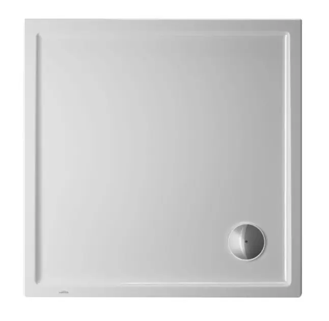 Duravit Starck Slimline - Piatto doccia 1000x1000x50 mm, bianco 720116000000000