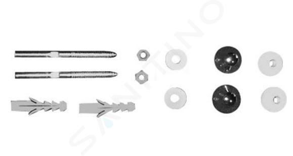 Duravit Accessoires - Kit de fixation pour urinoir, chrome 0050301000