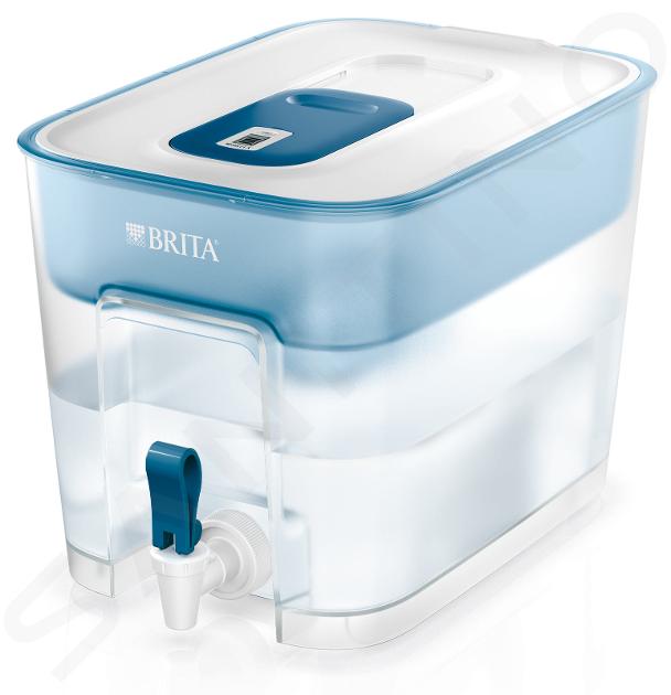 Brita Jarras de filtrado - Dispensador de agua filtrada Flow Memo,  capacidad 8200 ml, azul 1039277